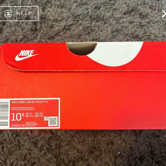 Dunk Low Team Gold RETRO BTTYS Size 10 1/2 - Picture 6 of 7